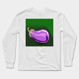 Eggplant King Long Sleeve T-Shirt